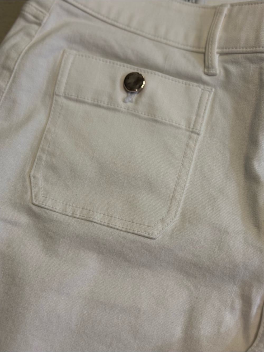 NWT White House Black Market Women’s White High-Rise Skinny Jeans SZ 12 $110 - Picture 7 of 14